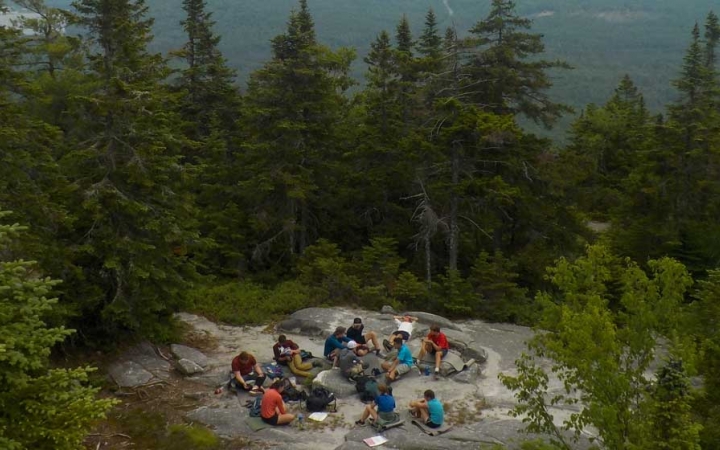 backpacking camp for teens in maine